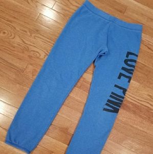 Pink blue fits S joggers xs